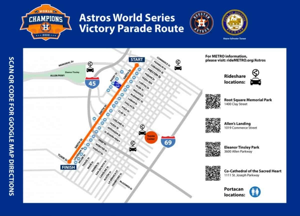 Astros World Series Parade 2022 – VIP Watch Party Houston Club