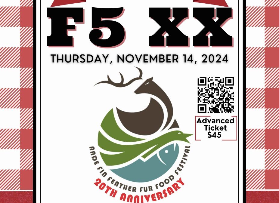 Register Now for the 2024 AADE National F5 – Fin Feather Fur Food Festival on November 14, 2024 – Humble, TX