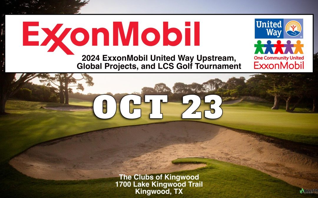 Register Now for the ExxonMobil United Way Upstream, Global Projects, and LCS Golf Tournament October 23, 2024