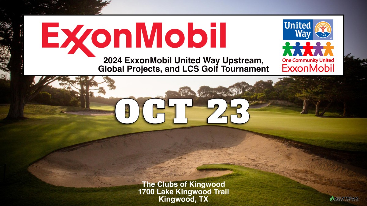 Register Now for the ExxonMobil United Way Upstream, Global Projects, and LCS Golf Tournament October 23, 2024