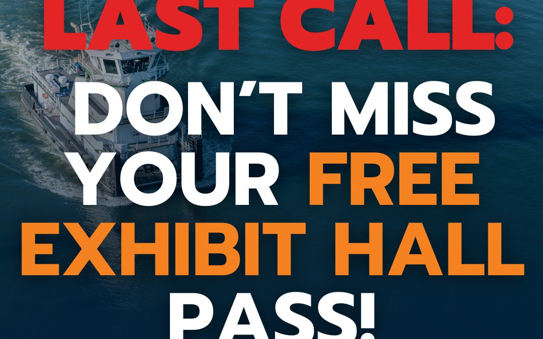 FREE Passes for Workboat Show & Underwater Intervention Nov 12 – Nov 14, 2024 – New Orleans – PROMO Code: SOCIAL