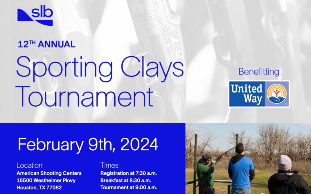 Register now for the 2024 SLB 12th Annual United Way of Greater Houston Charity Sporting Clays Tournament Feb 9, 2024 – Houston
