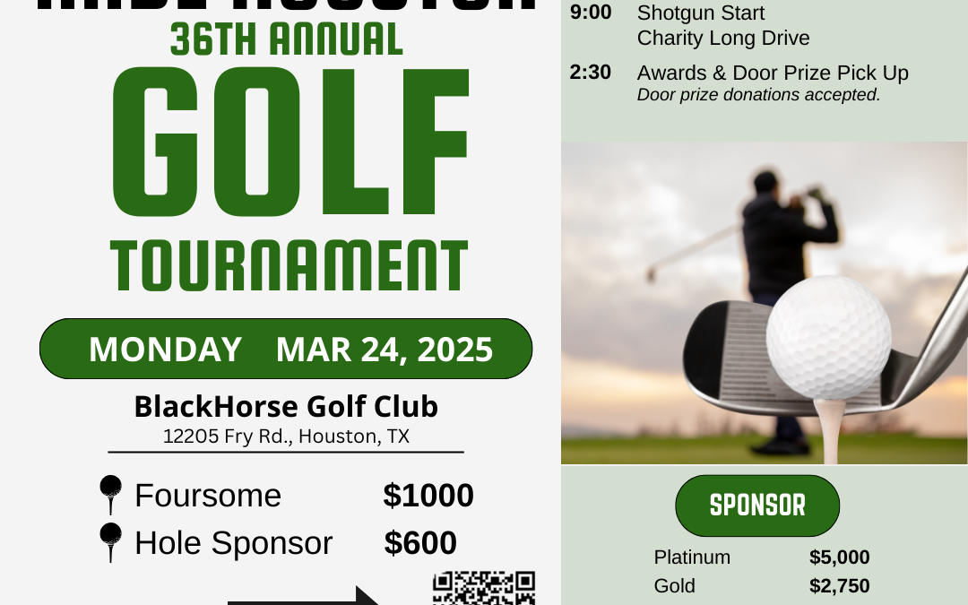 Register Now for the AADE Houston Golf Tournament – March 24, 2025 – Houston, Tx