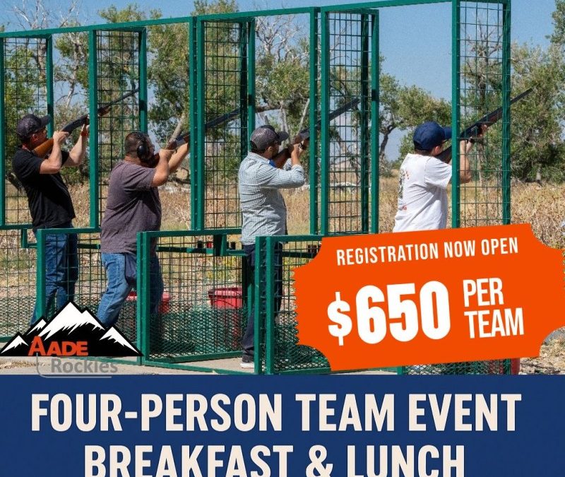 Register Now for the American Association of Drilling Engineers 2025 AADE Rockies Clay Shoot – September 12, 2025 – Brighton, CO
