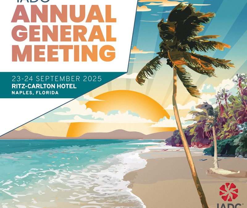 Register now for the IADC Annual General Meeting – September 22, 2025 – Naples, FL