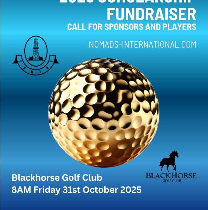 Register Now for The 2025 NOMADS Golf Scholarship Fundraiser – October 31, 2025 – Cypress, TX