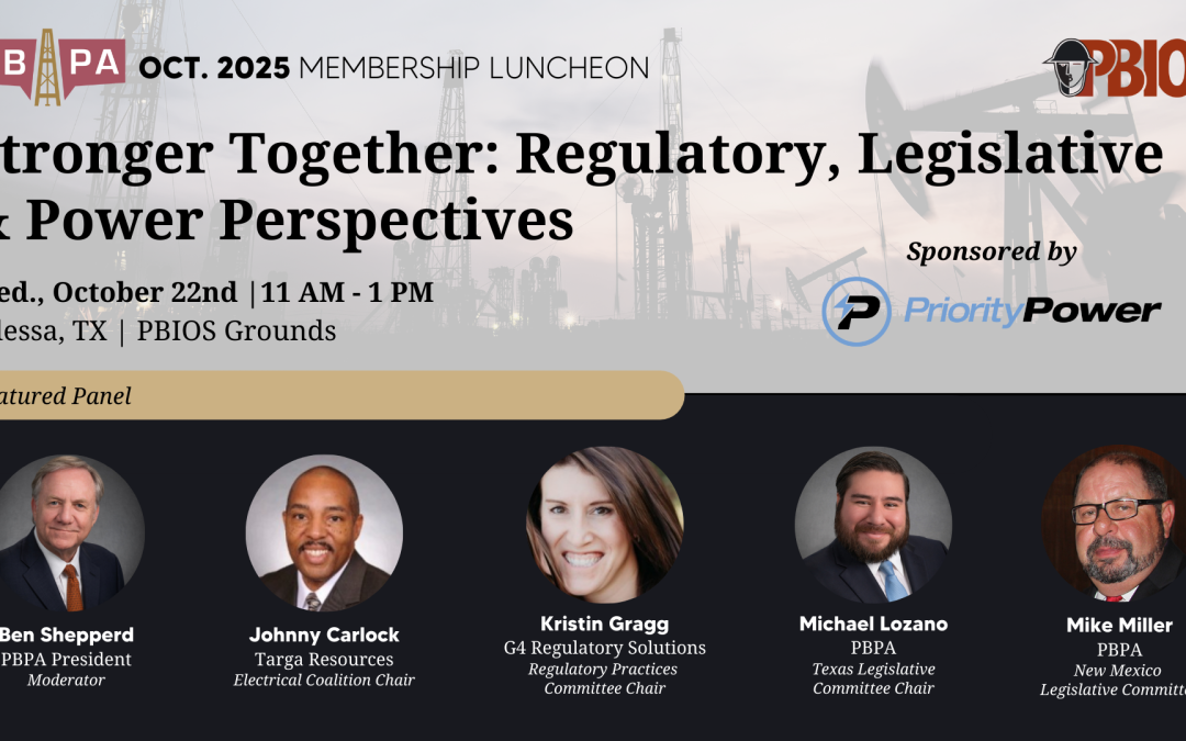 Register Now for the 2025 Permian Basin International Oil Show (PBIOS) Luncheon – October 22, 2025 – Odessa, TX