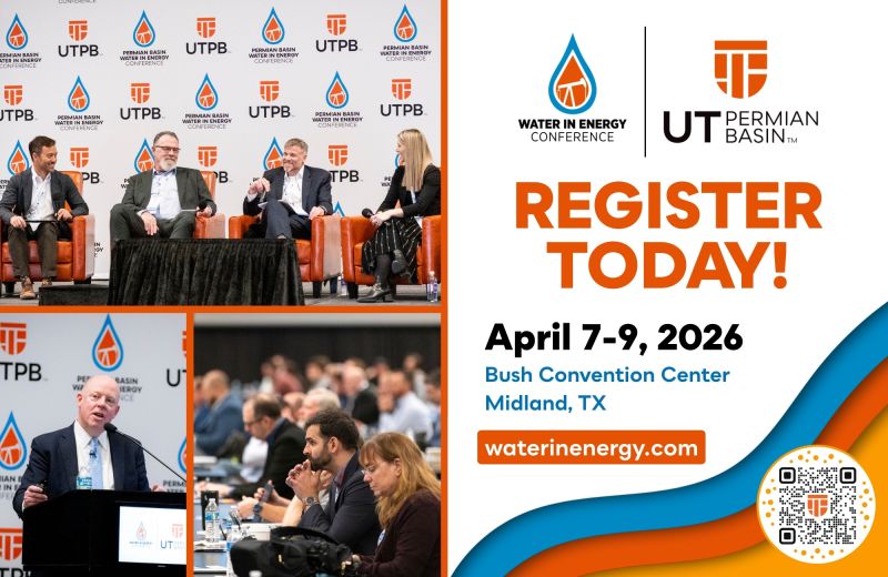 Register Now for the 2026 Permian Basin Water In Energy Conference – Apr 7 – Apr 9, 2026 – Midland, TX