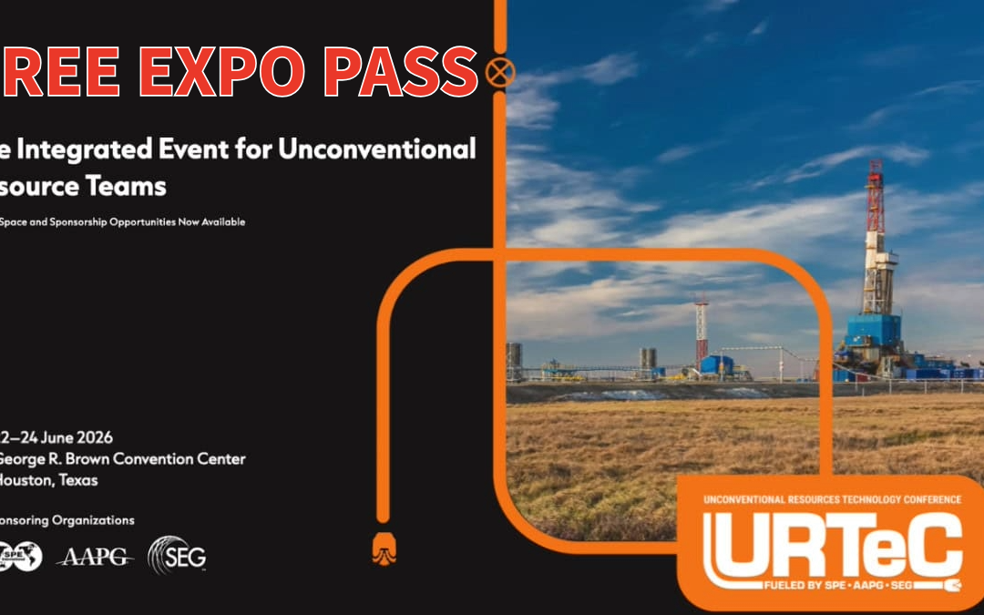 FREE Expo Pass: URTeC 2026 Unconventional Resources Technology Conference June 22-24, 2026 – Houston