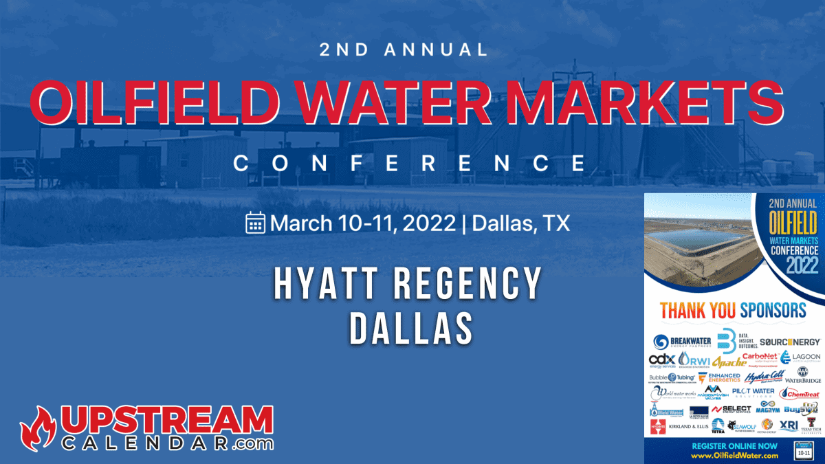 2022 Oil and Gas Water Wastewater Events Texas