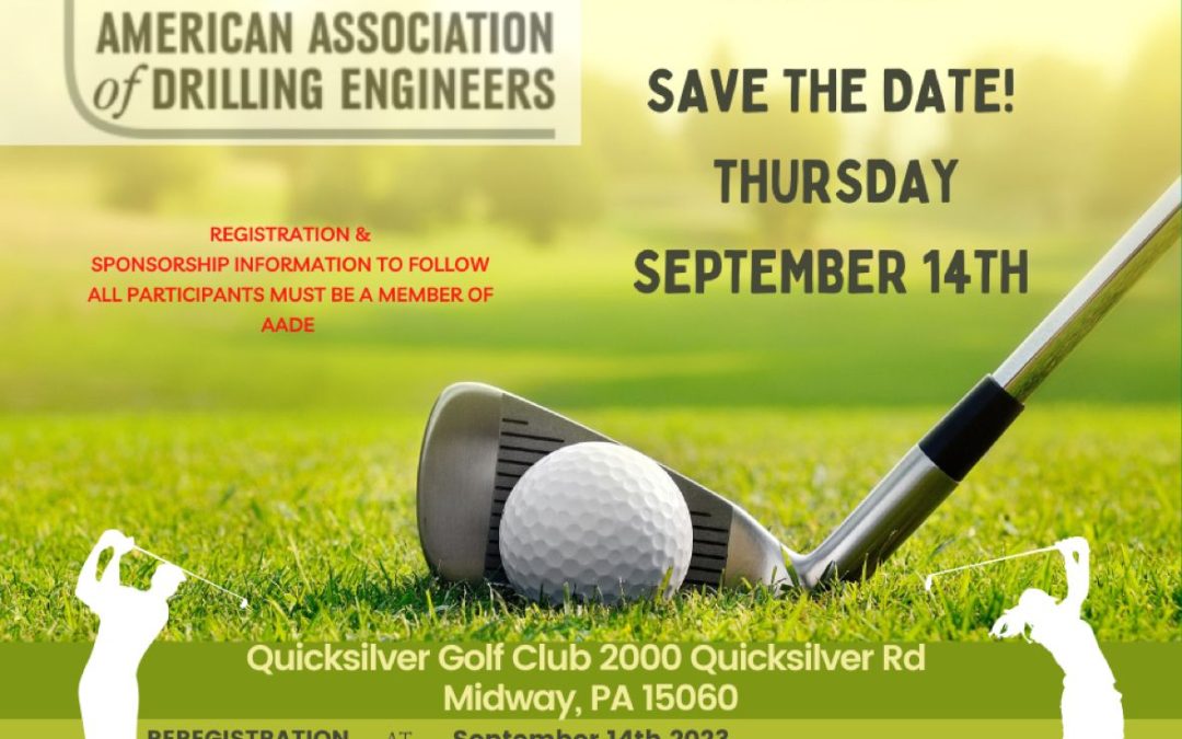 Register for the 4th Annual AADE Appalachian Basin Golf Tournament September 14, 2023 – Midway, PA
