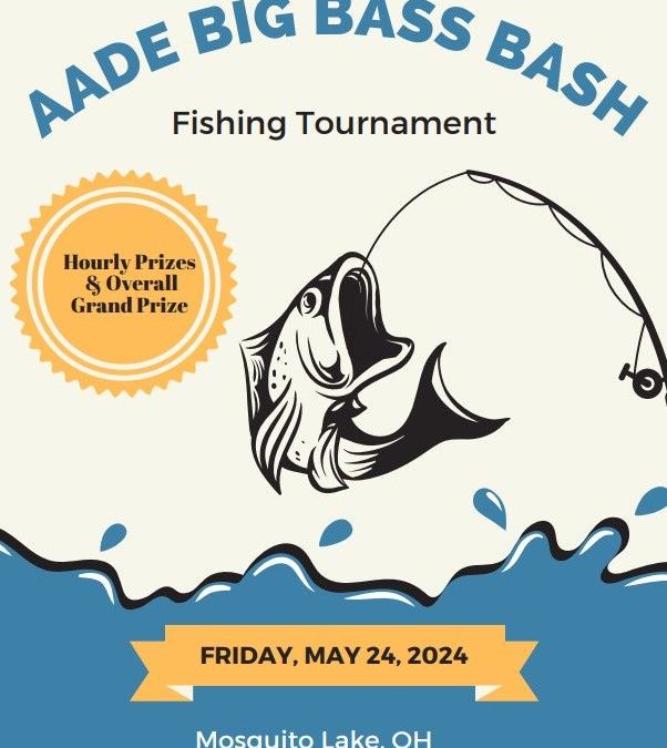 Register Now for the 2024 AADE Appalachian Chapter Big Bass Bash May 24, 2024 – Ohio
