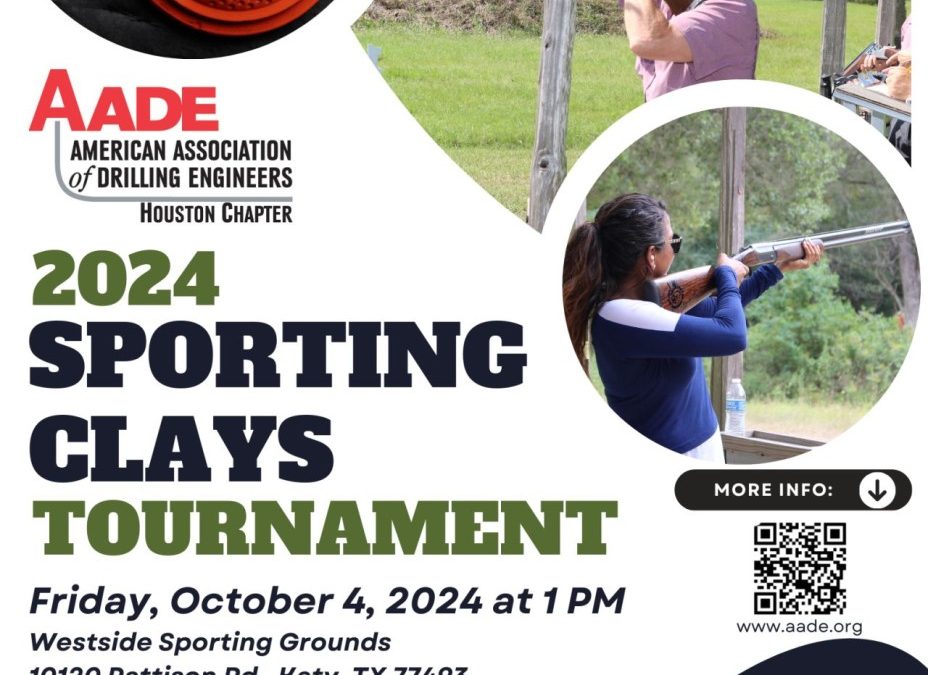 Register now for the AADE Houston – Sporting Clays Tournament – Friday, October 4, 2024