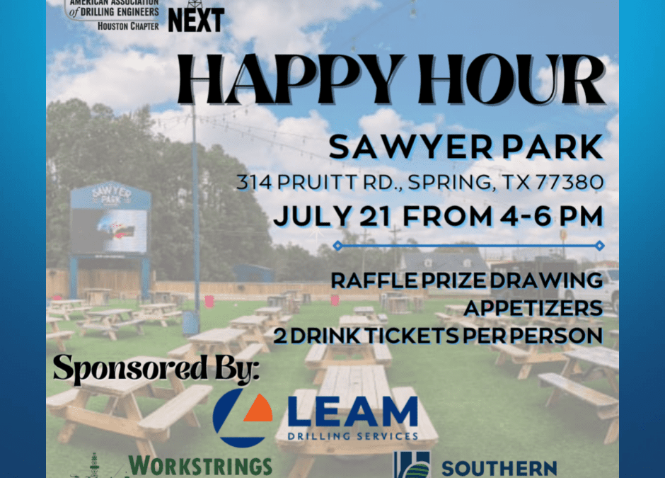 Houston AADE Chapter NEXT Group Happy Hour July 21st – Spring (North Houston)