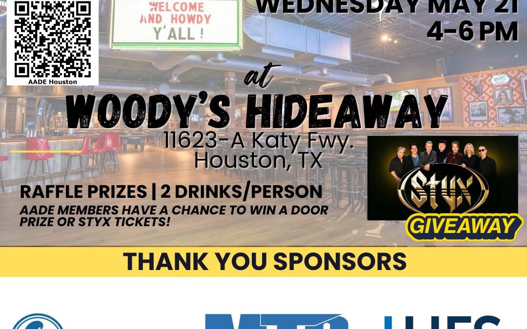 Register Now for the AADE NEXT Group Happy Hour May 21, 2025 – Houston