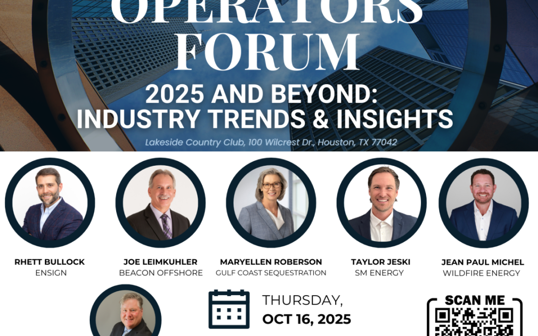 Save the Date: AADE Houston Operators Forum – October 16, 2025 – Houston, TX