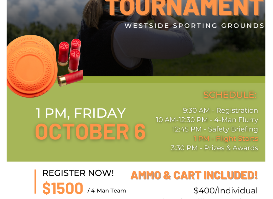 Register Now for the AADE Houston – Sporting Clays Tournament – Friday, October 6, 2023