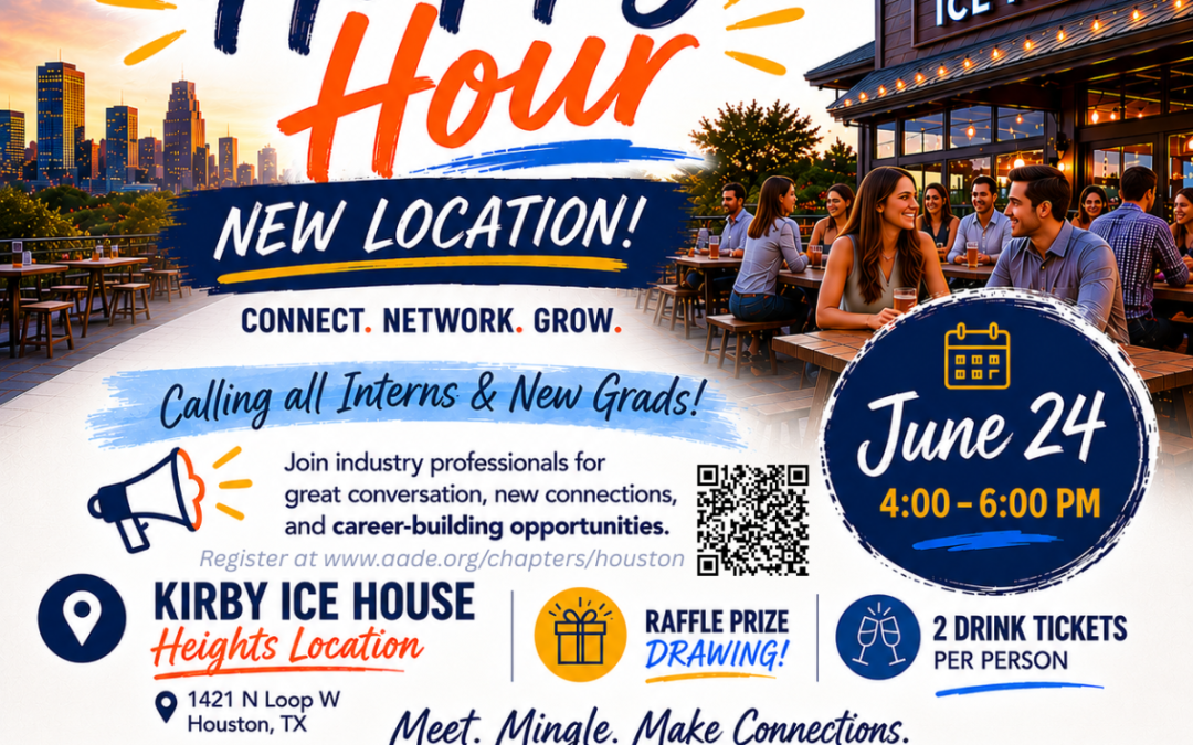 Register Now for the AADE NEXT Group Happy Hour – June 24, 2026 – Houston, TX