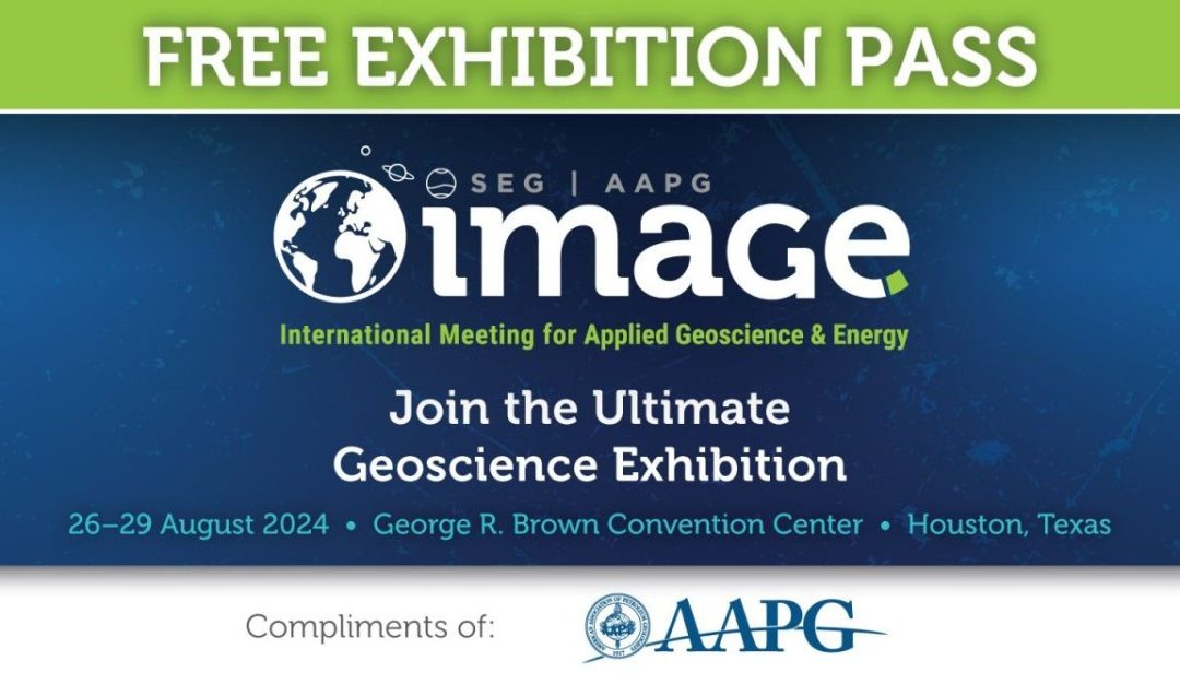 Get your FREE Pass for IMAGE 2024 by SEG and AAPG Aug 26 – Aug 29, 2024 –  Houston by Society of Exploration Geophysicists (SEG) & the American Association of Petroleum Geologists (AAPG)