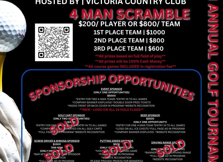 Register Now for the API Victoria Chapter 2026 Annual Golf Tournament – May 1, 2026 – Victoria, TX