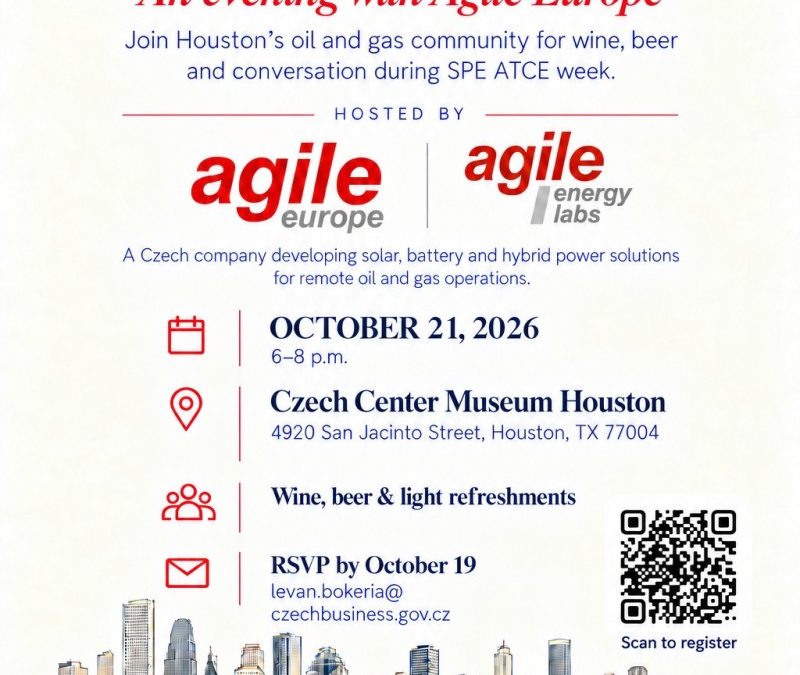 Register Now for the Agile Europe Oil & Gas Networking Reception – Oct 21, 2026 – Houston, TX
