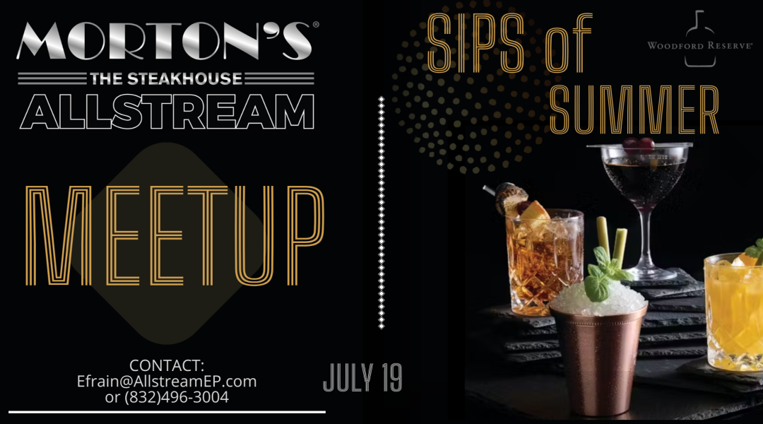 Allstream Executive Mid Year Meetup – July 19, 2024: Sips of Summer Woodford Reserve Bourbon Pairing – Downtown