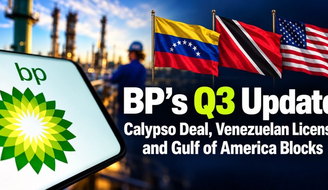 BP’s Q3 Update Highlights Calypso Deal, Venezuelan License and Gulf of America Blocks