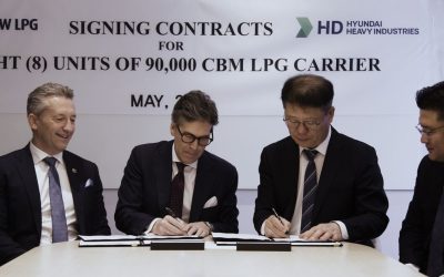 BW LPG Enters Into $940M Agreement for Eight 90’cbm Panamax Newbuildings with Hyundai Heavy Industries