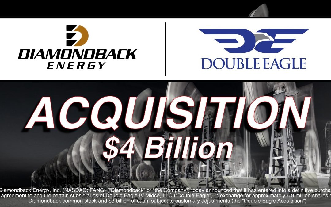 Breaking $4 Billion Deal: Diamondback Energy, Inc. Announces Midland Basin Acquisition of Double Eagle IV