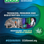 Register Now for CCUS 2025 Conference: Carbon Capture, Utilization and Storage Hosted by AAPG, SPE, SEG and SPWLA - 3 - 5 March 2025 - Houston, Tx