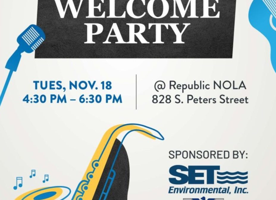 Register Now for the Clean Gulf Welcome Party – October 18, 2025 – New Orleans, LA