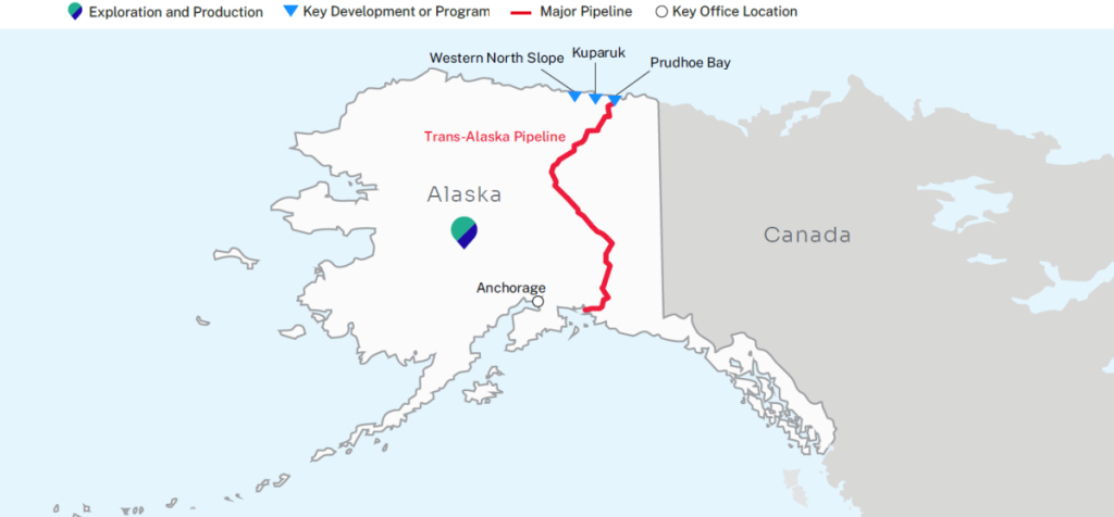 ConocoPhillips Alaska Map