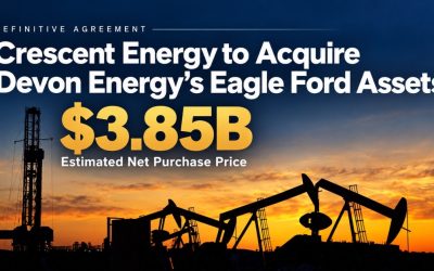 Crescent Energy Signs $3.85 Billion Deal to Acquire Devon’s Eagle Ford Assets
