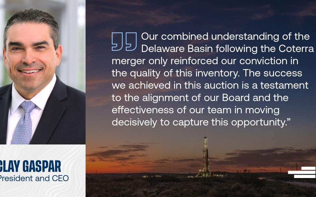 Devon Energy Enhances Permian Inventory in Federal Lease Sale