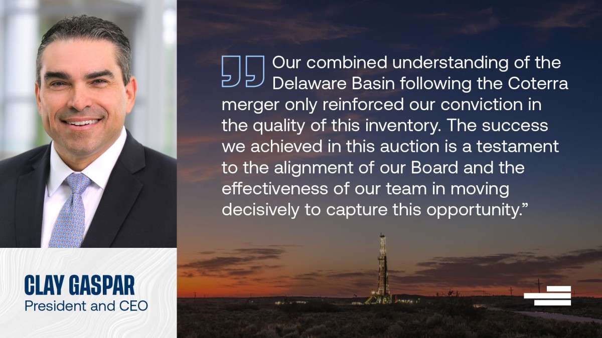 Devon Energy Enhances Permian Inventory in Federal Lease Sale