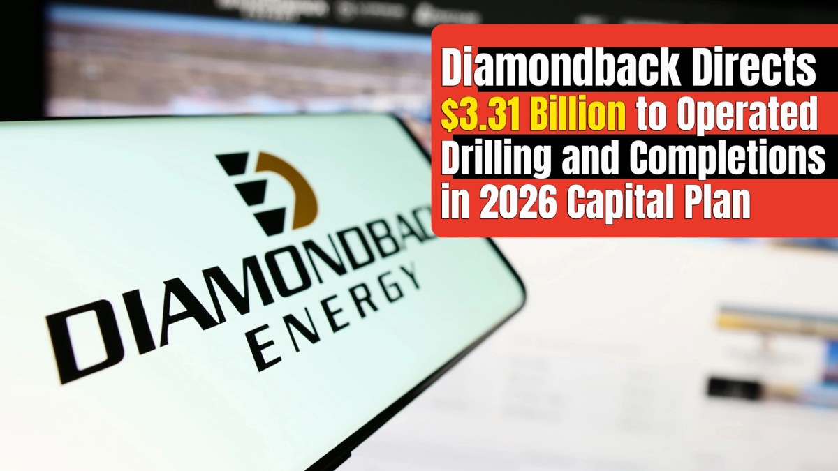 Diamondback Directs $3.31 Billion to Operated Drilling Within $3.9 Billion 2026 Capital Plan (1)