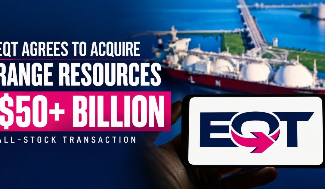 EQT Agrees to Acquire Range Resources in All-Stock Transaction Valued at More Than $50 Billion