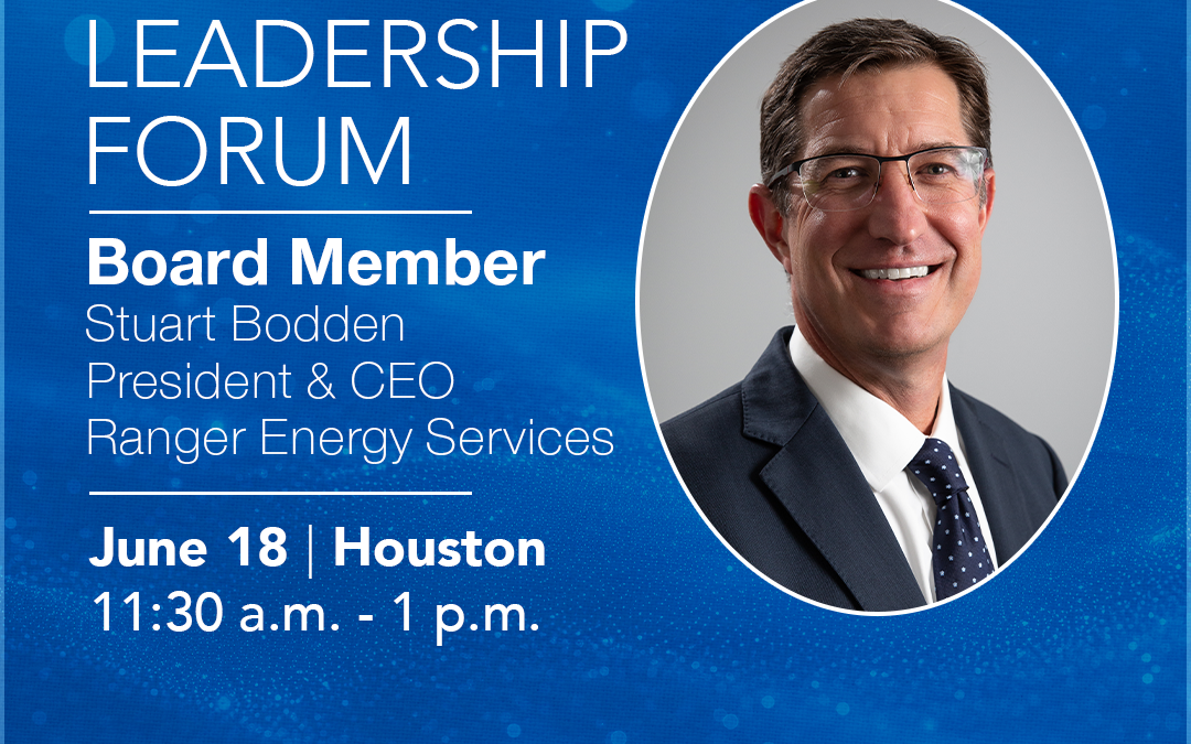 Register Now for the Energy Workforce 2026 Leadership Forum with Stuart Bodden – June 18, 2026 – Houston, TX