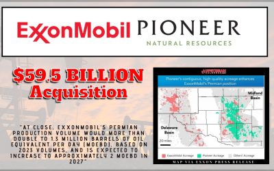 BREAKING: $59.5 Billion DEAL – ExxonMobil announces merger with Pioneer Natural Resources in an all-stock transaction