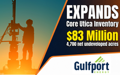 Gulfport Energy Expands Core Utica Inventory Through Ohio Lease Sale Acquisitions of $83Million