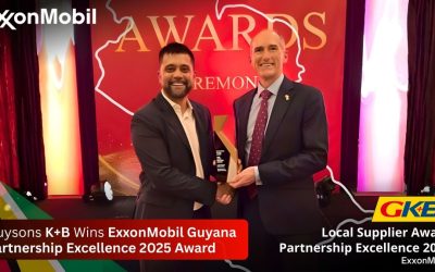 Guysons K+B Industries Wins ExxonMobil Guyana Partnership Excellence 2025 Award