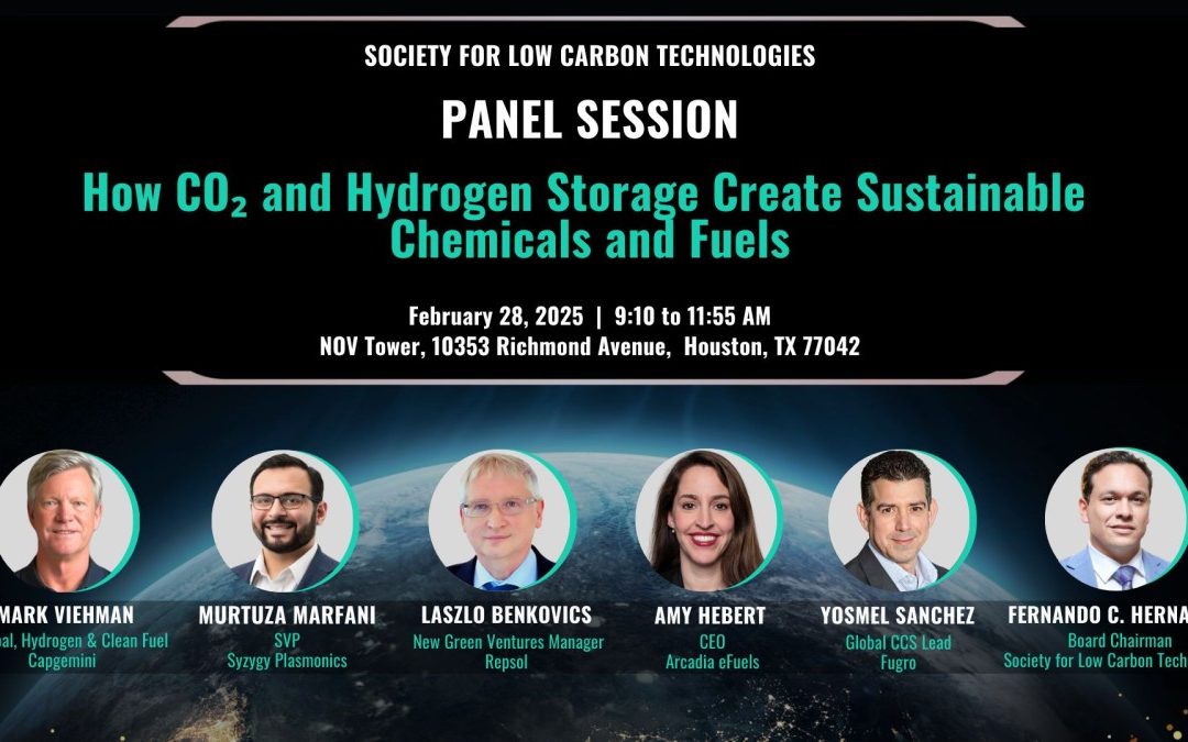 Register now for SFLCT’s How CO₂ and Hydrogen Storage Create Sustainable Chemicals and Fuels Feb 28, 2025 –  Houston