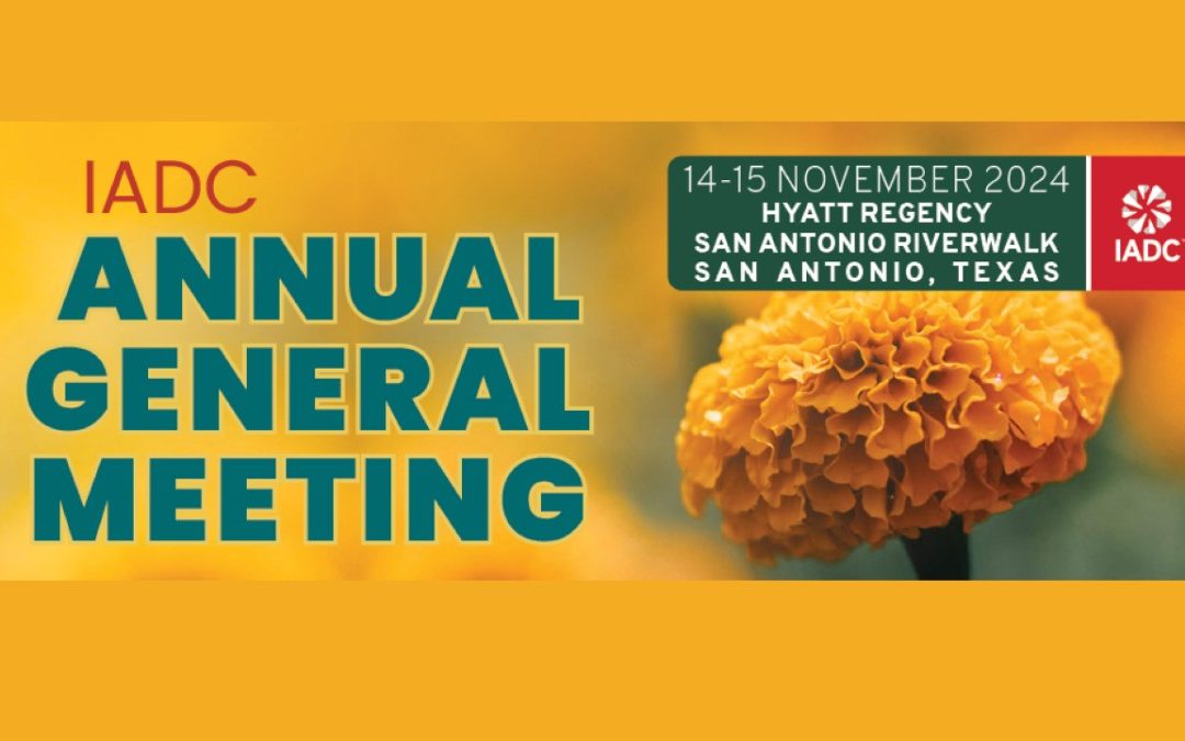 Register Now for the IADC Annual General Meeting Nov 14 -Nov 15, 2024