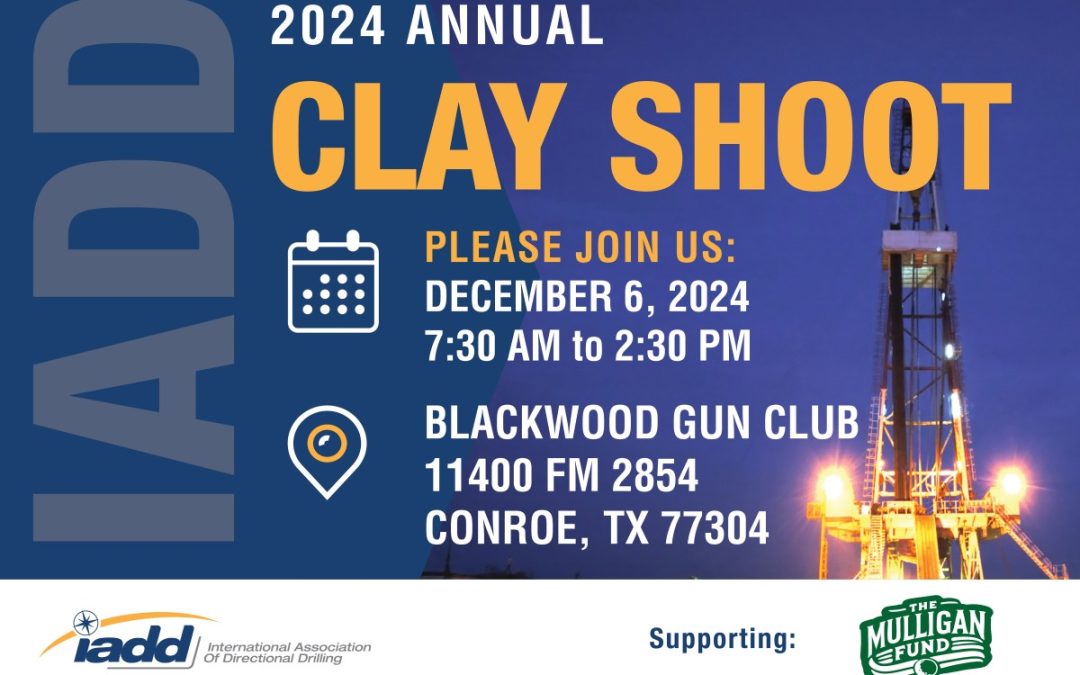 Register now for the IADC Annual Clay Shoot  December 6 – Conroe, Texas