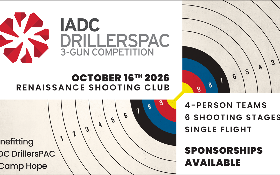 Register now for the IADC DrillserPAC 3-Gun Competition October 16, 2026