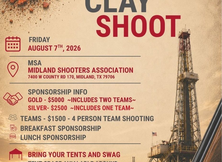 Register Now for the IADC Permian Basin 2026 ClayShoot at MSA – Aug 7, 2026 – Midland, TX