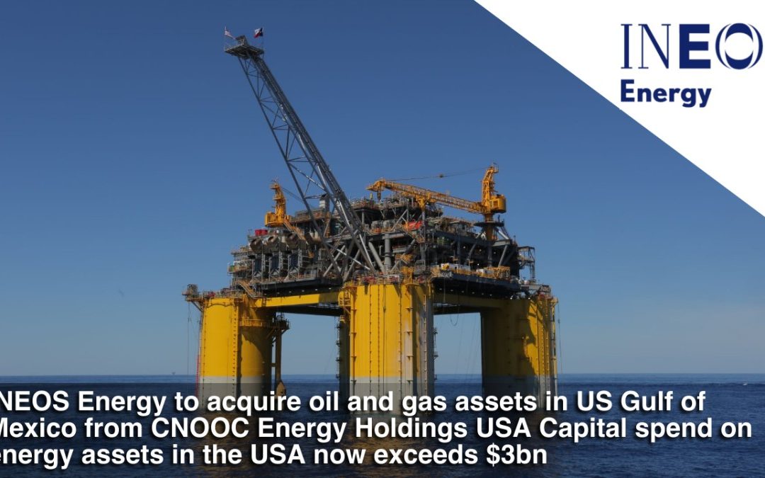 BREAKING INEOS Energy to acquire oil and gas assets in US Gulf of Mexico from CNOOC Energy Holdings USA Total Capital Spend on Energy Assets $3b