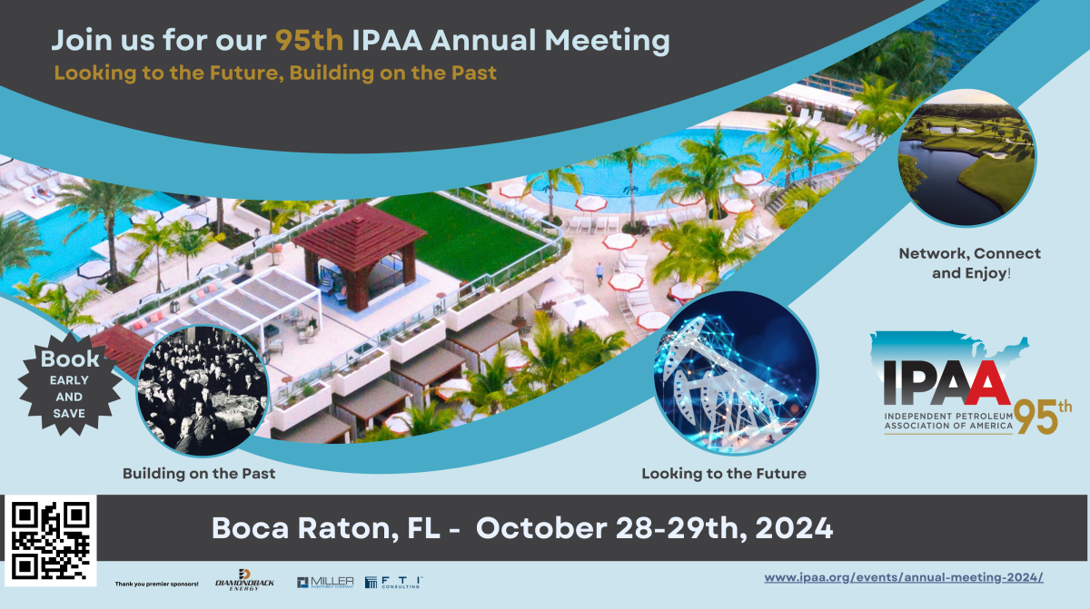 IPAA 95th Annual Meeting in Boca Raton, Florida,