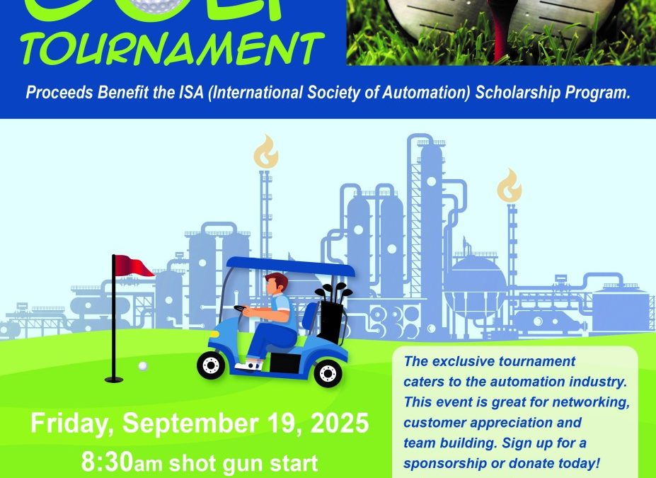 Register Now for the ISA Texas Channel Section Scholarship Golf Tournament – September 19, 2025 – Deer Park, TX