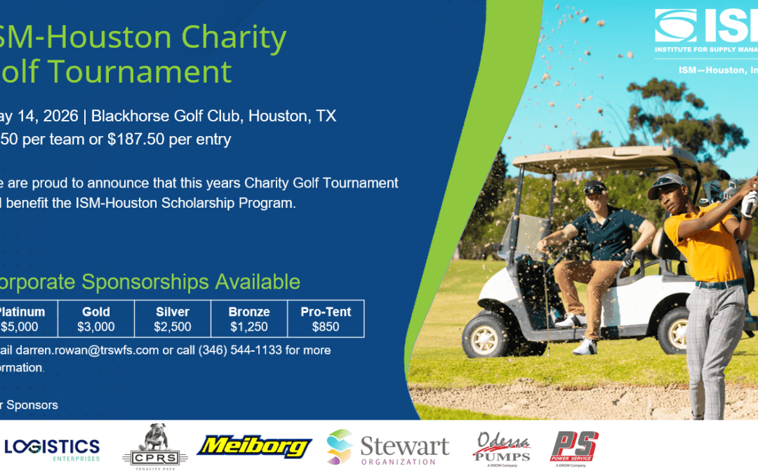 ISM-Houston: Annual Golf Tournament March 14, 2026